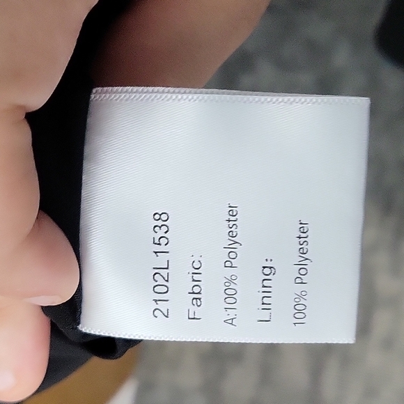 💚HP💚NWT J. ING Lightweight Black Puff Sleeve Mini Dress with Side Zip - Picture 11 of 11